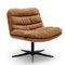 Medal lederen lounge chair (met lage rug) - 1